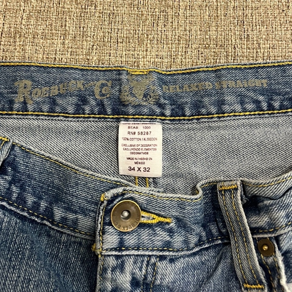 GUC Men’s Denim Jeans, 34X32 - Picture 4 of 5